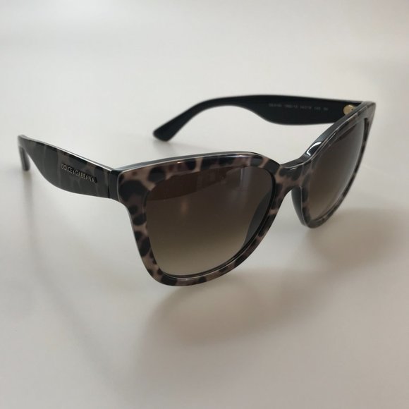 Brand New Authentic Dolce & Gabbana Leopard Sunglasses with Matching Case - Picture 9 of 11